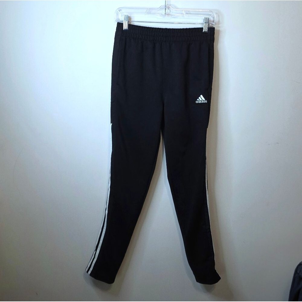 Adidas Black Track Pants Size Boys Large